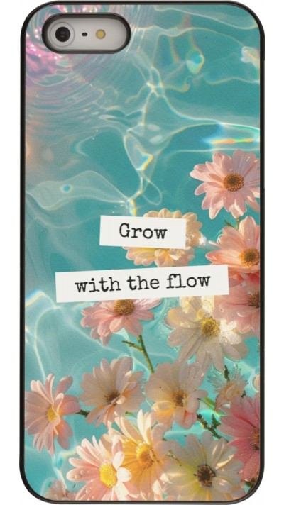 iPhone 5/5s / SE (2016) Case Hülle - Summer 2025 Grow with the flow