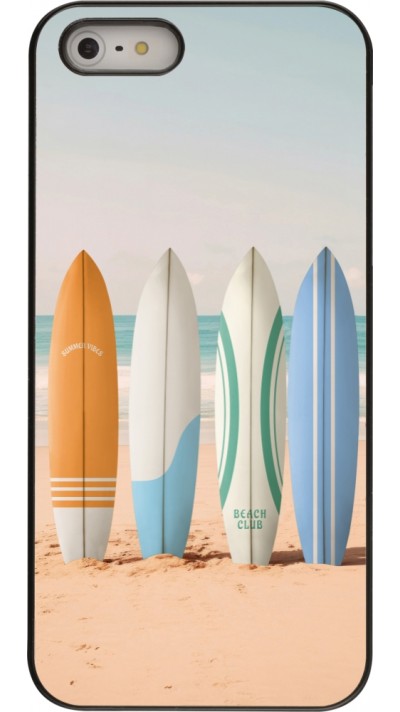 iPhone 5/5s / SE (2016) Case Hülle - Summer surfboard 2025