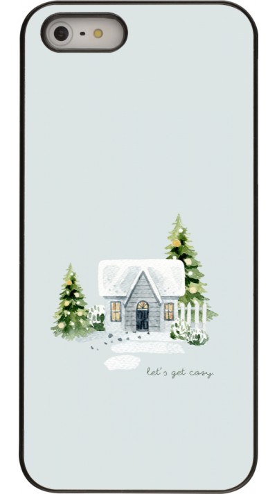iPhone 5/5s / SE (2016) Case Hülle - Winter 25 Cosy House