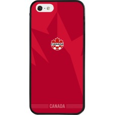 iPhone 5/5s / SE (2016) Case Hülle - Silikon schwarz Kanada 2026 personalisierbares Fussballtrikot