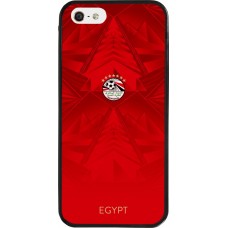 iPhone 5/5s / SE (2016) Case Hülle - Silikon schwarz Ägypten 2026 personalisierbares Fussballtrikot