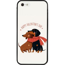 iPhone 5/5s / SE (2016) Case Hülle - Silikon schwarz Saint Valentines Day 26 Happy Valentine