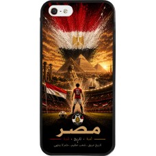 iPhone 5/5s / SE (2016) Case Hülle - Silikon schwarz Fussball Ägypten splash 2026