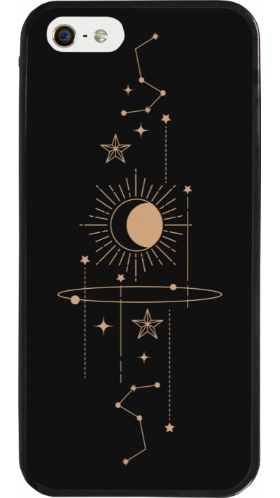 iPhone 5/5s / SE (2016) Case Hülle - Silikon schwarz Spring 23 astro
