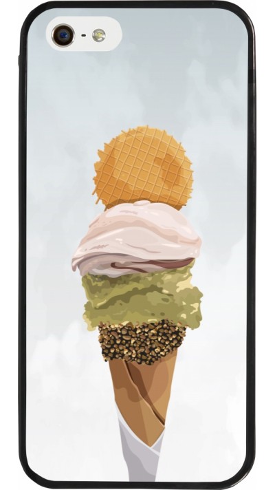 iPhone 5/5s / SE (2016) Case Hülle - Silikon schwarz Summer 2025 Cornet