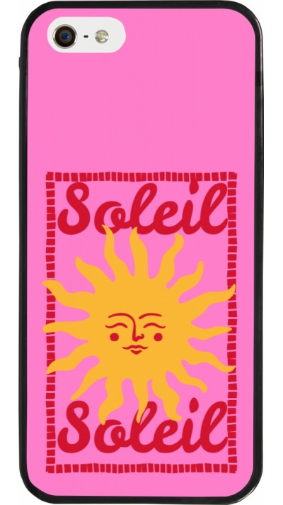 iPhone 5/5s / SE (2016) Case Hülle - Silikon schwarz Sun sun 2026