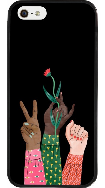 iPhone 5/5s / SE (2016) Case Hülle - Silikon schwarz Womens day 2026 2