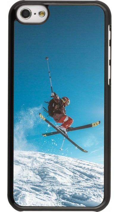 iPhone 5c Case Hülle - Winter 22 Ski Jump