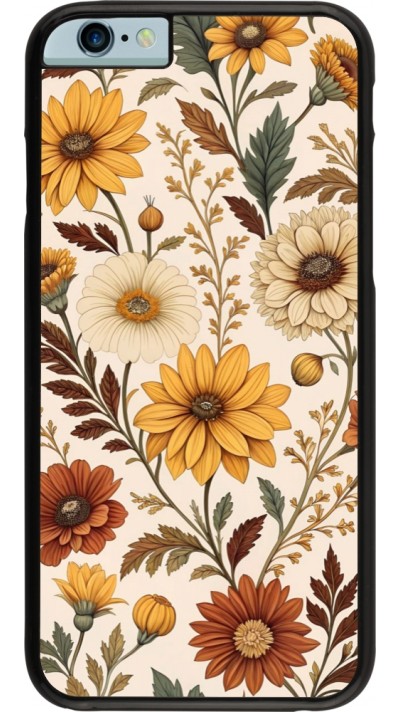 iPhone 6/6s Case Hülle - Autumn 25 Flower pattern