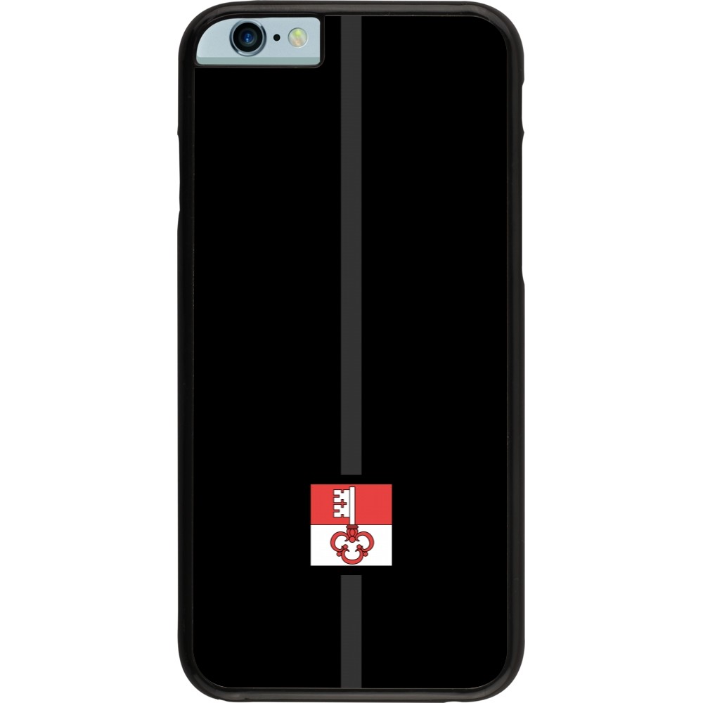 iPhone 6/6s Case Hülle - Kanton OW schwarz