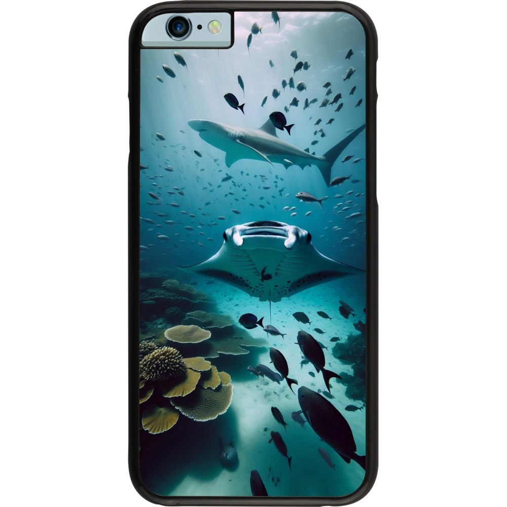iPhone 6/6s Case Hülle - Manta Lagune Reinigung