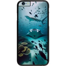 iPhone 6/6s Case Hülle - Manta Lagune Reinigung
