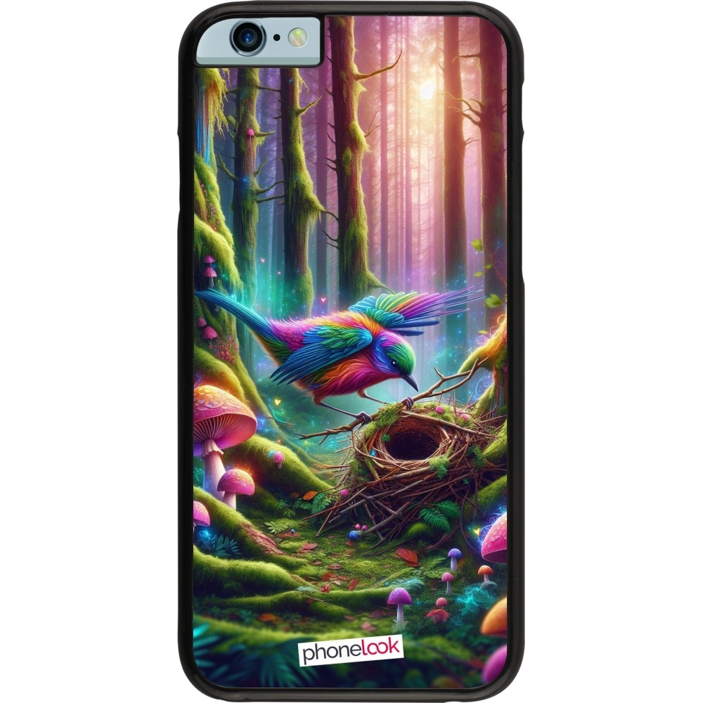 iPhone 6/6s Case Hülle - Vogel Nest Wald
