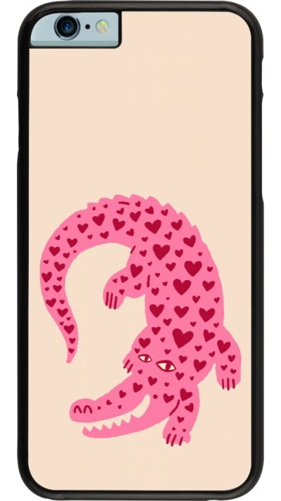 iPhone 6/6s Case Hülle - Pink crocodile 2026