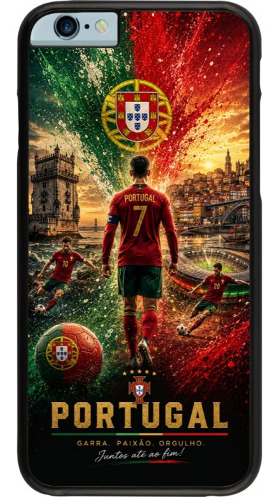 Coque iPhone 6/6s - Football Portugal splash 2026