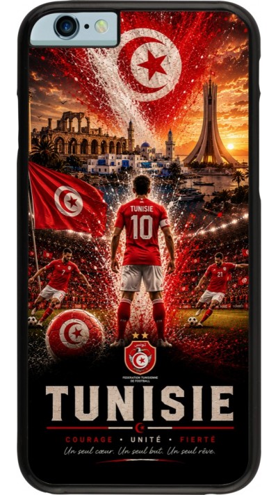 Coque iPhone 6/6s - Football Tunisie splash 2026