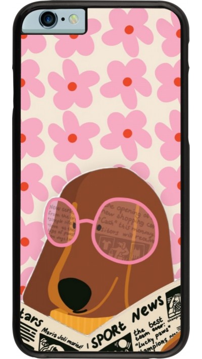 iPhone 6/6s Case Hülle - Dog with newspaper Spring 2026
