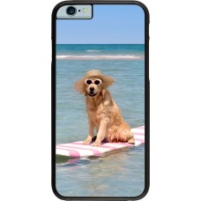 iPhone 6/6s Case Hülle - Summer Dog on Paddle