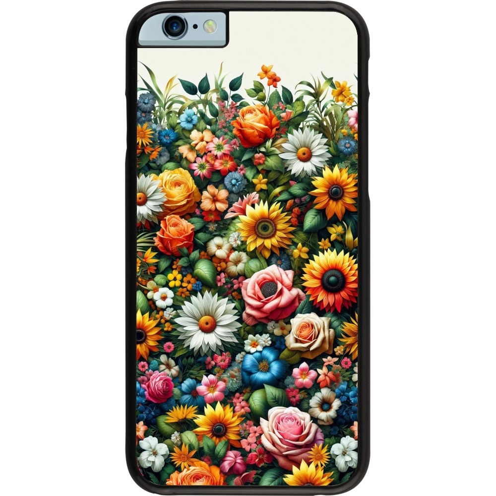 iPhone 6/6s Case Hülle - Sommer Blumenmuster