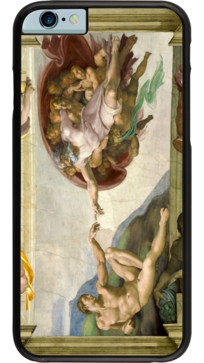 iPhone 6/6s Case Hülle - Kunstbild - Die Erschaffung Adams - Michelangelo