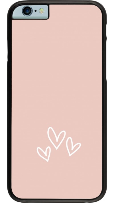 iPhone 6/6s Case Hülle - Valentine 2023 three minimalist hearts