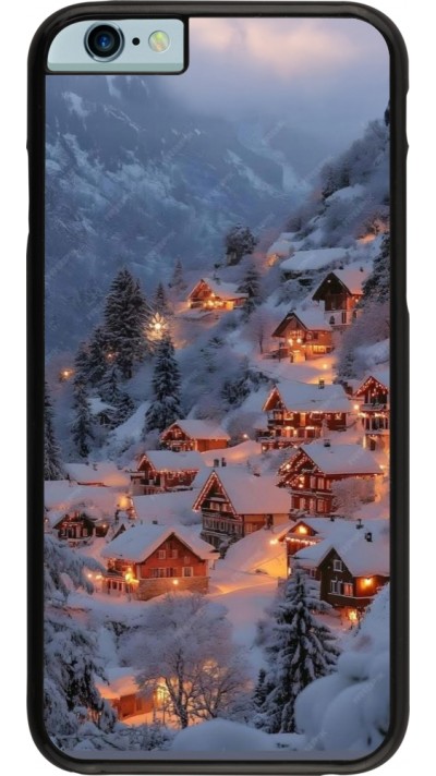 Coque iPhone 6/6s - Winter 25 Winter snowy village