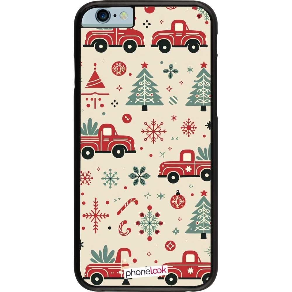 iPhone 6/6s Case Hülle - Weihnachten 2024 Lkw Tanne