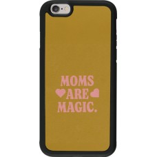iPhone 6/6s Case Hülle - Silikon schwarz Mom 2026 Are Magic