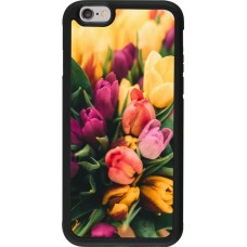 iPhone 6/6s Case Hülle - Silikon schwarz Bouquet of tulips Spring 2026