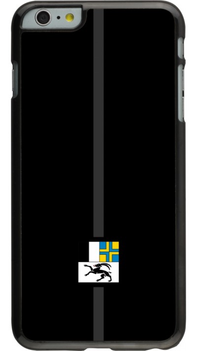iPhone 6 Plus / 6s Plus Case Hülle - Kanton GR schwarz