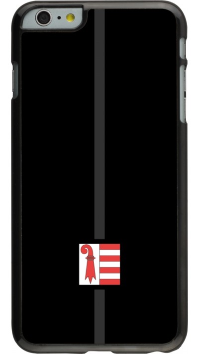 iPhone 6 Plus / 6s Plus Case Hülle - Kanton JU schwarz