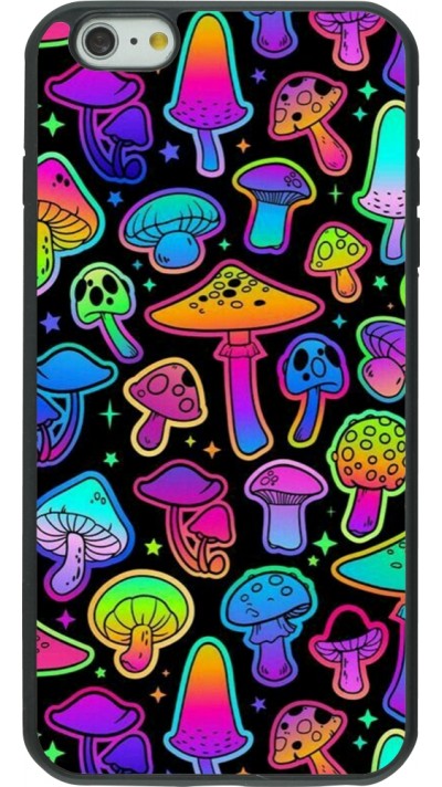 iPhone 6 Plus / 6s Plus Case Hülle - Silikon schwarz Autumn 2024 magic mushrooms