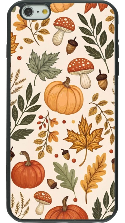 iPhone 6 Plus / 6s Plus Case Hülle - Silikon schwarz Autumn 25 Autumn pattern