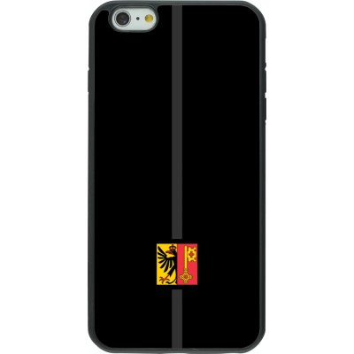 iPhone 6 Plus / 6s Plus Case Hülle - Silikon schwarz Kanton GE schwarz
