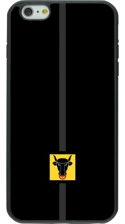 iPhone 6 Plus / 6s Plus Case Hülle - Silikon schwarz Kanton UR schwarz