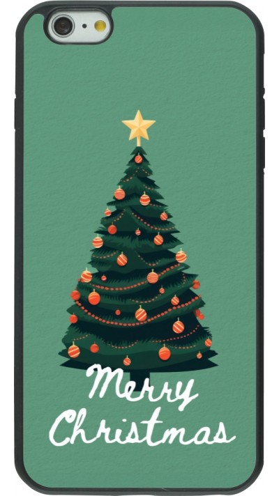 Coque iPhone 6 Plus / 6s Plus - Silicone rigide noir Christmas 25 Xmas Tree