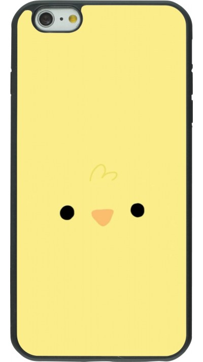 Coque iPhone 6 Plus / 6s Plus - Silicone rigide noir Easter 2026 Little chicken
