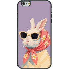 Coque iPhone 6 Plus / 6s Plus - Silicone rigide noir Easter 2026 Rabbit with scarf