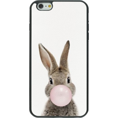 iPhone 6 Plus / 6s Plus Case Hülle - Silikon schwarz Easter 2023 bubble gum bunny