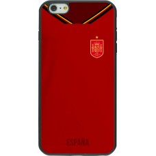iPhone 6 Plus / 6s Plus Case Hülle - Silikon schwarz Spanien 2022 personalisierbares Fußballtrikot