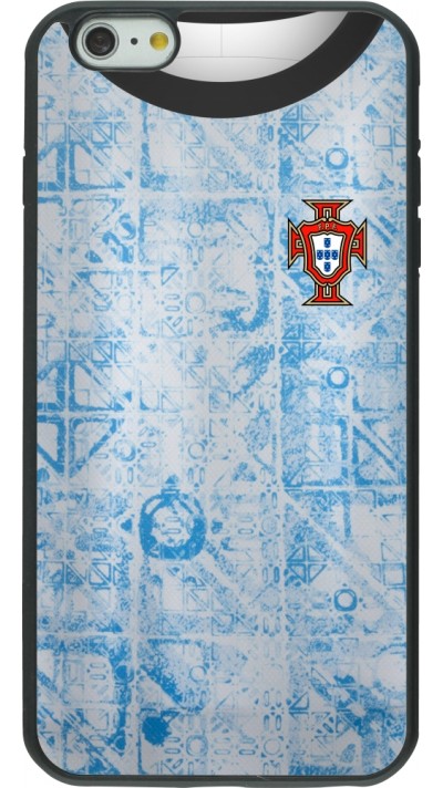 iPhone 6 Plus / 6s Plus Case Hülle - Silikon schwarz Portugal Away personalisierbares Fussballtrikot