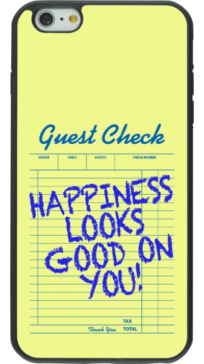 Coque iPhone 6 Plus / 6s Plus - Silicone rigide noir Guest check 2026