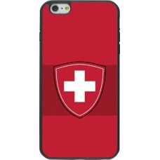 iPhone 6 Plus / 6s Plus Case Hülle - Silikon schwarz Hockey World Championship Ecusson Suisse