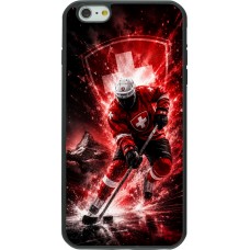 iPhone 6 Plus / 6s Plus Case Hülle - Silikon schwarz Hockey World Championship Player