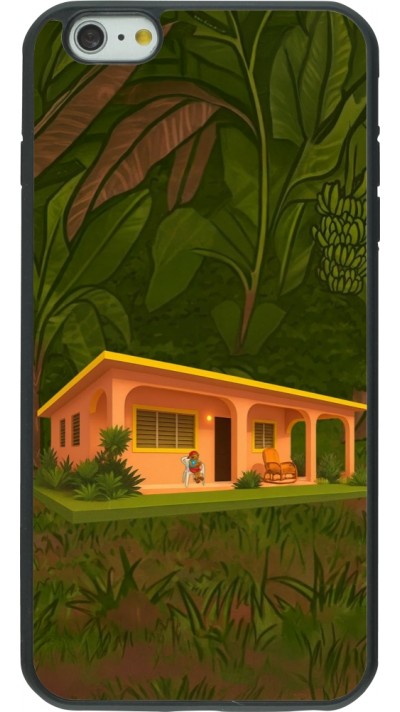 iPhone 6 Plus / 6s Plus Case Hülle - Silikon schwarz Benitos house DTMF