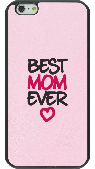 iPhone 6 Plus / 6s Plus Case Hülle - Silikon schwarz Mom 2023 best Mom ever pink
