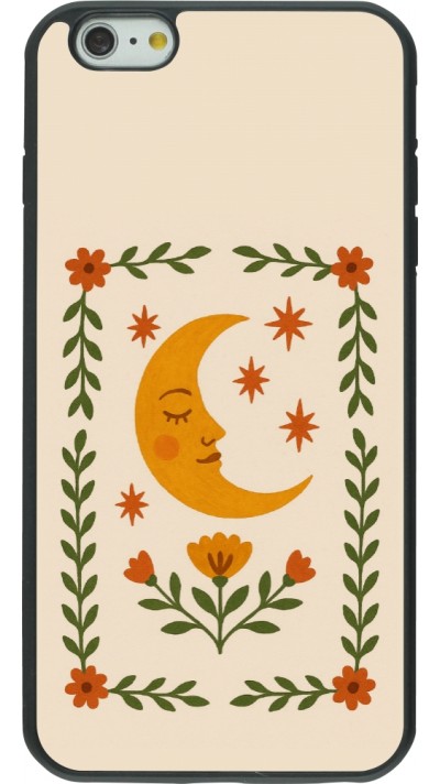 Coque iPhone 6 Plus / 6s Plus - Silicone rigide noir Half moon stamp 2026