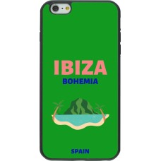 iPhone 6 Plus / 6s Plus Case Hülle - Silikon schwarz Pop Summer Destination Ibiza