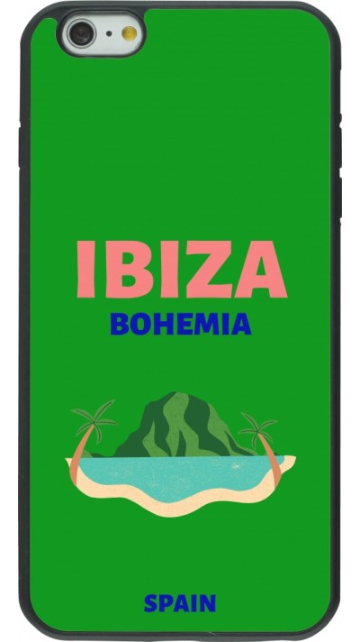 iPhone 6 Plus / 6s Plus Case Hülle - Silikon schwarz Pop Summer Destination Ibiza