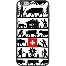 iPhone 6 Plus / 6s Plus Case Hülle - Silikon schwarz Poya Schweiz 1